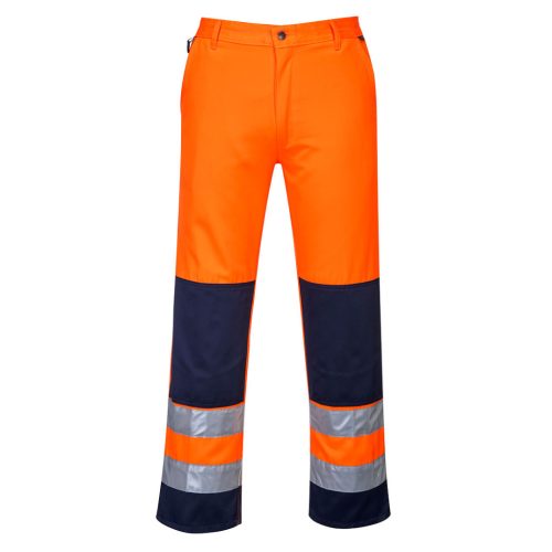 Portwest TX71 Seville Hi-Vis nadrág Narancs/Navy - M
