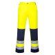 Portwest TX71 Seville Hi-Vis nadrág Sárga/Navy - S
