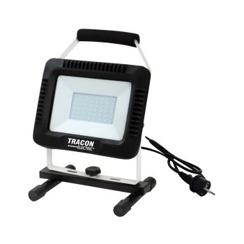Tracon hordozható LED szerelő fényvető, 30W, 4000K, IP65