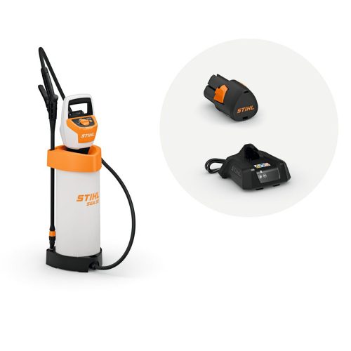STIHL SGA 30 akkus kézi permetező 10,8V, AS rendszer, 1xAS2 akku + ALS31 töltő