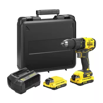   Stanley Fatmax akkus fúrócsavarozó SFMCD710D2K-QW 18V 2x2,0Ah