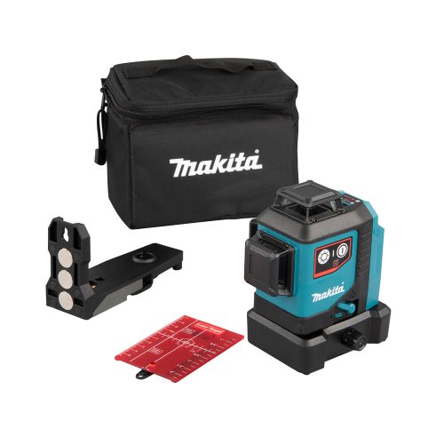 Makita vonallézer piros 12Vmax CXT Li-Ion alapgép (akku és töltő nélkül)