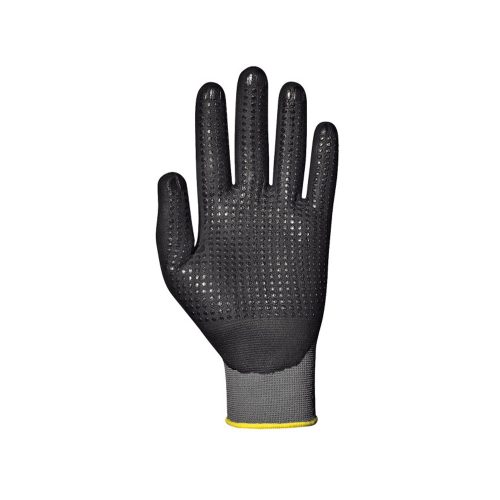 Sir Safety System Innoflex pöttyözött nylon/nitril 3/4 mártott kesztyű fekete 07/S