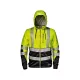 Sir Safety System Arrow kapucnis melegítőfelső fekete/sárga L