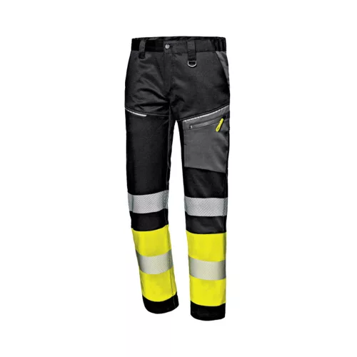 Sir Safety System Hi-Vis Contrast derekas nadrág fekete/sárga 40