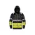Sir Safety System Hi-Vis Contrast kapucnis melegítőfelső fekete/sárga 4XL