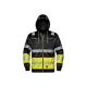 Sir Safety System Hi-Vis Contrast kapucnis melegítőfelső fekete/sárga M