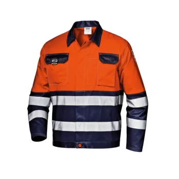   Sir Safety System MISTRAL jól láthatósági dzseki narancs/kék 56