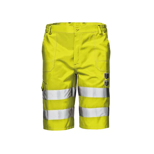 Sir Safety System MISTRAL jól láthatósági bermuda sárga 60