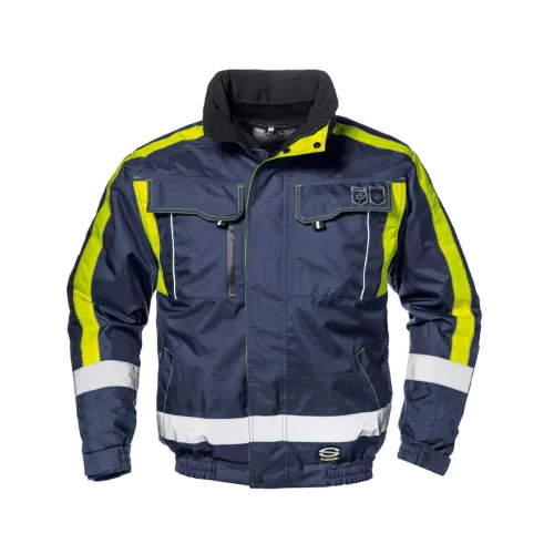 Sir Safety System Contender 4in1 téli kabát kék/sárga L