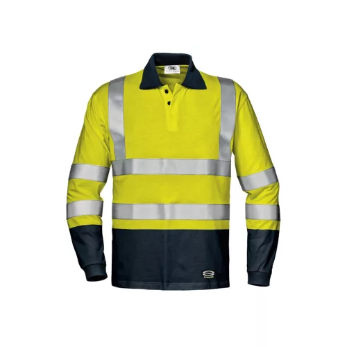 Sir Safety System Gomez hosszú ujjú pólóing kék/sárga S