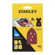 Stanley csiszolópapír rezgőcsiszolóhoz 135x95 P180, 5db/cs