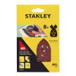 Stanley csiszolópapír rezgőcsiszolóhoz 135x95 P40, 5db/cs