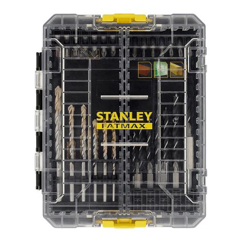 Stanley SFM 49-részes fa- fém - közetfúrószár és bit készlet