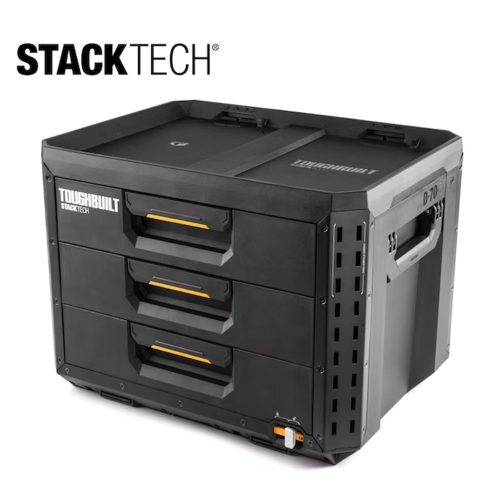 Toughbuilt StackTech XL méretű 3 fiókos szerszámtároló