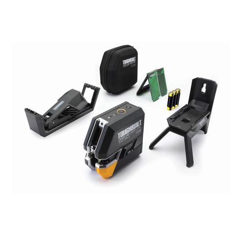 Toughbuilt 30m zöld keresztlézer