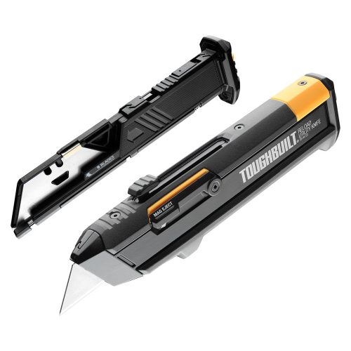 Toughbuilt trapézpengés kés + 2 db tartó