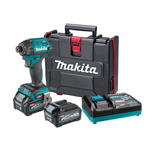 Makita akkus ütvecsavarbehajtó 1/4", TD002GD202 40V 2x2,5Ah