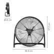 TROTEC TVM 20 D Ventilátor (50cm, max légszállítás 6560m3/óra)