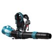 Makita akkus háti légseprű 40Vmax Li-Ion BL, 5 - 28 N 8,5-19,7 m3/p alapgép