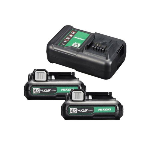 Hikoki akkumulátor töltő UC12SL-2xBSL1240M 12V, 2x4,0Ah