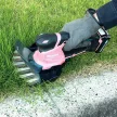 Makita akkus szegélyvágó olló UM600DSAP 12V 1x2,0 Ah, pink