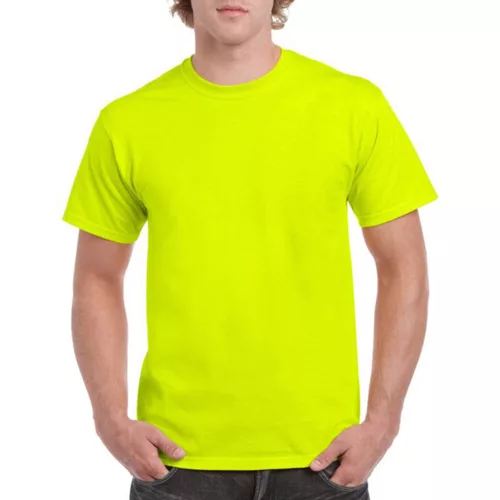Gildan® Heavy Cotton™ póló safety zöld L