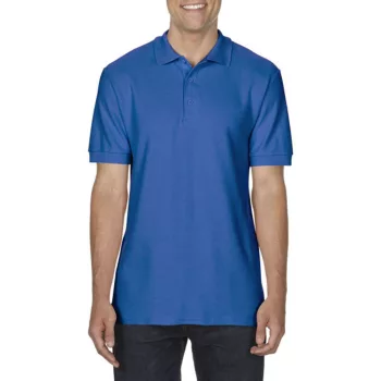   Gildan® Premium Cotton® Adult double pique póló királykék 3XL