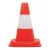 Közúti jelzőbója piros/fehér 30cm