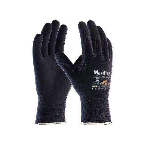 ATG vágásbiztos kesztyű MaxiFlex Cut 34-1743 fekete 10/XL