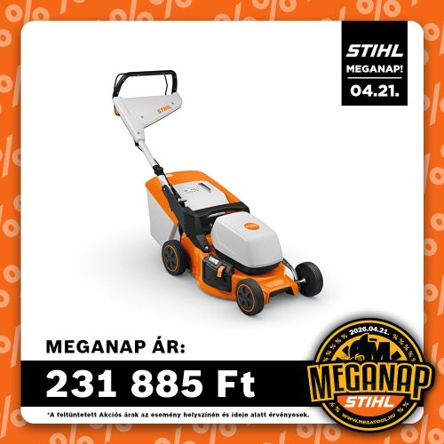 STIHL RMA 248.3 akkus fűnyíró, AK rendszer, 36V alapgép, 46cm