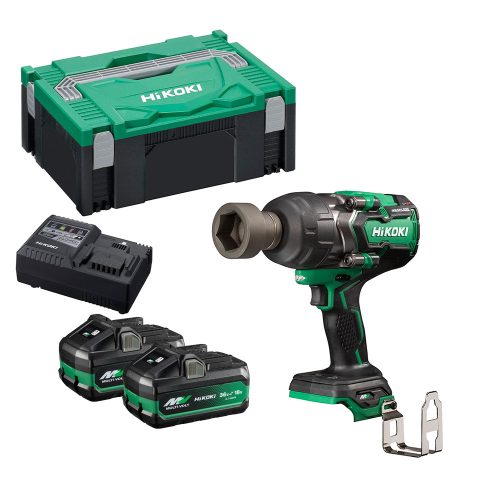 Hikoki akkus ütvecsavarozó 3/4" WR36DF-WRZ 18V Multivolt 36V 2x2.5Ah HITBOX kofferben