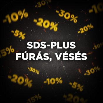 SDS-PLUS FÚRÁS, VÉSÉS
