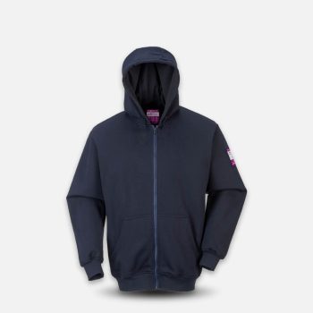 LÁNGÁLLÓ KAPUCNIS PULÓVER