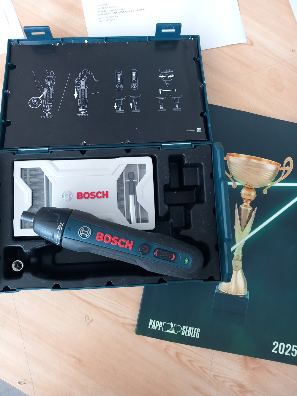   Bosch GO 3 Akkus csavarozó (8 db-os bitkészlet, bittartó, USB-C kábel, Mini tartódoboz)
