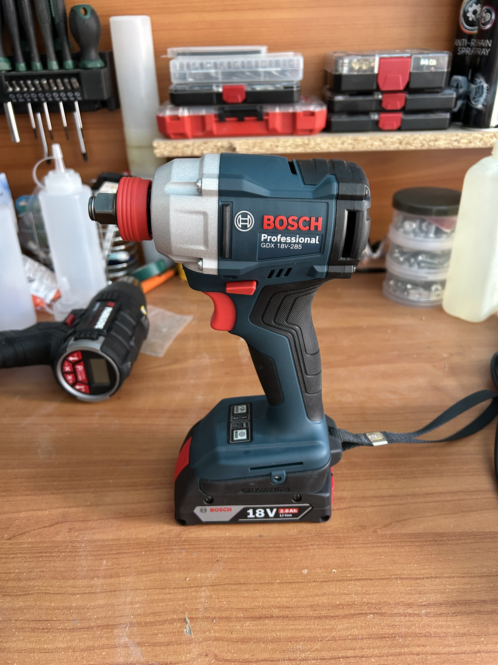   Bosch GDX 18V-285 Akkus ütvecsavarozó (akku és töltő nélkül) kartondobozban (Extra 5Ah akku ajándékba)
