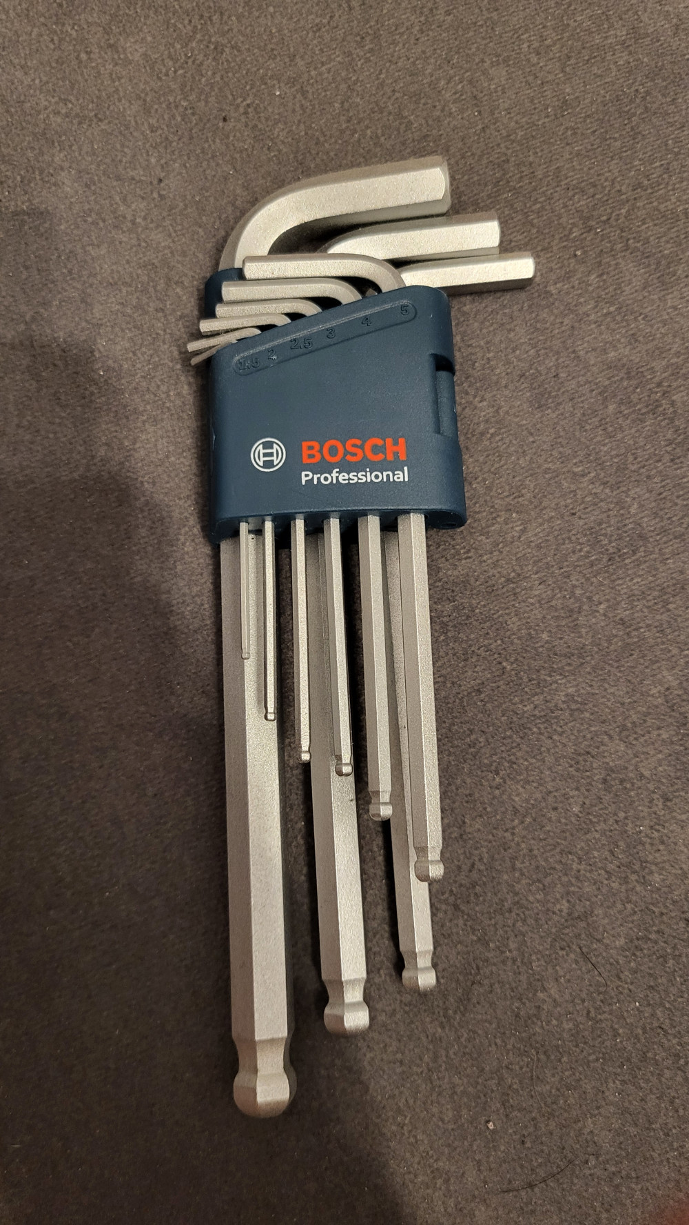   BOSCH Professional Belső hatlapú imbusz kulcskészlet 1,5-10mm 9db-os
