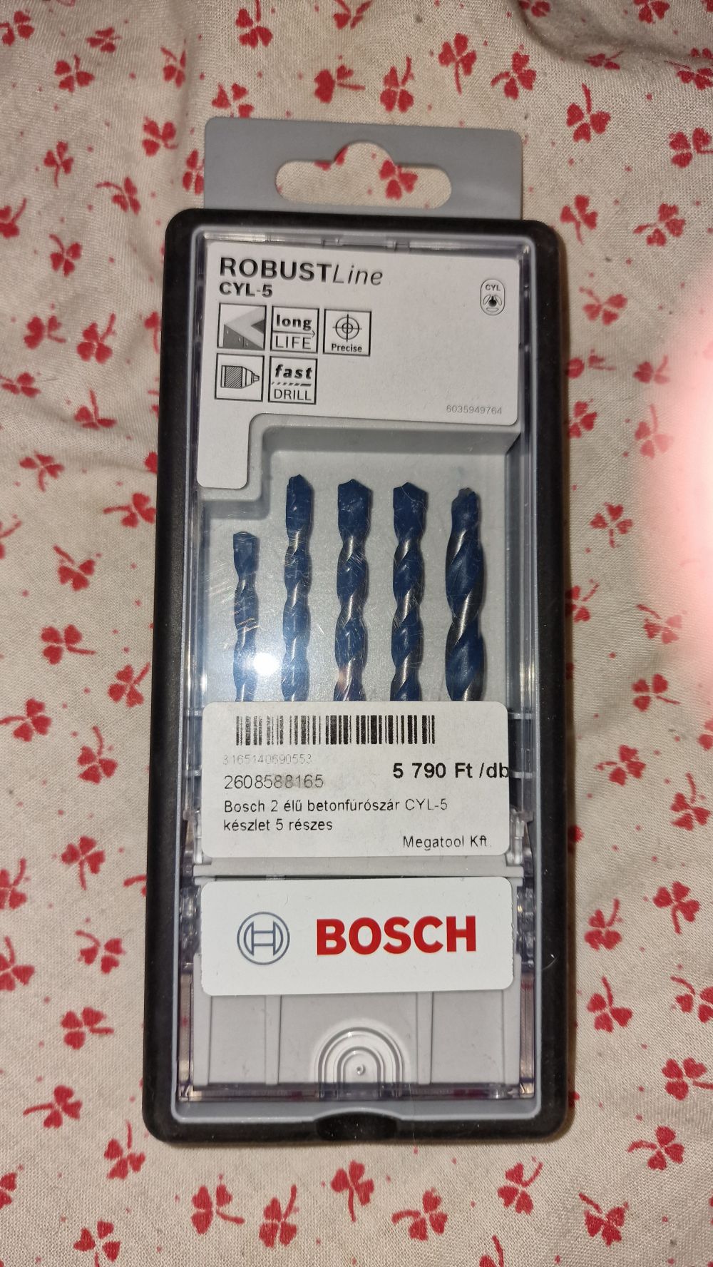   Bosch 2 élű betonfúrószár CYL-5 3x50/90mm (Regisztrációval akár extra értékes ajándék is elérhető!)
