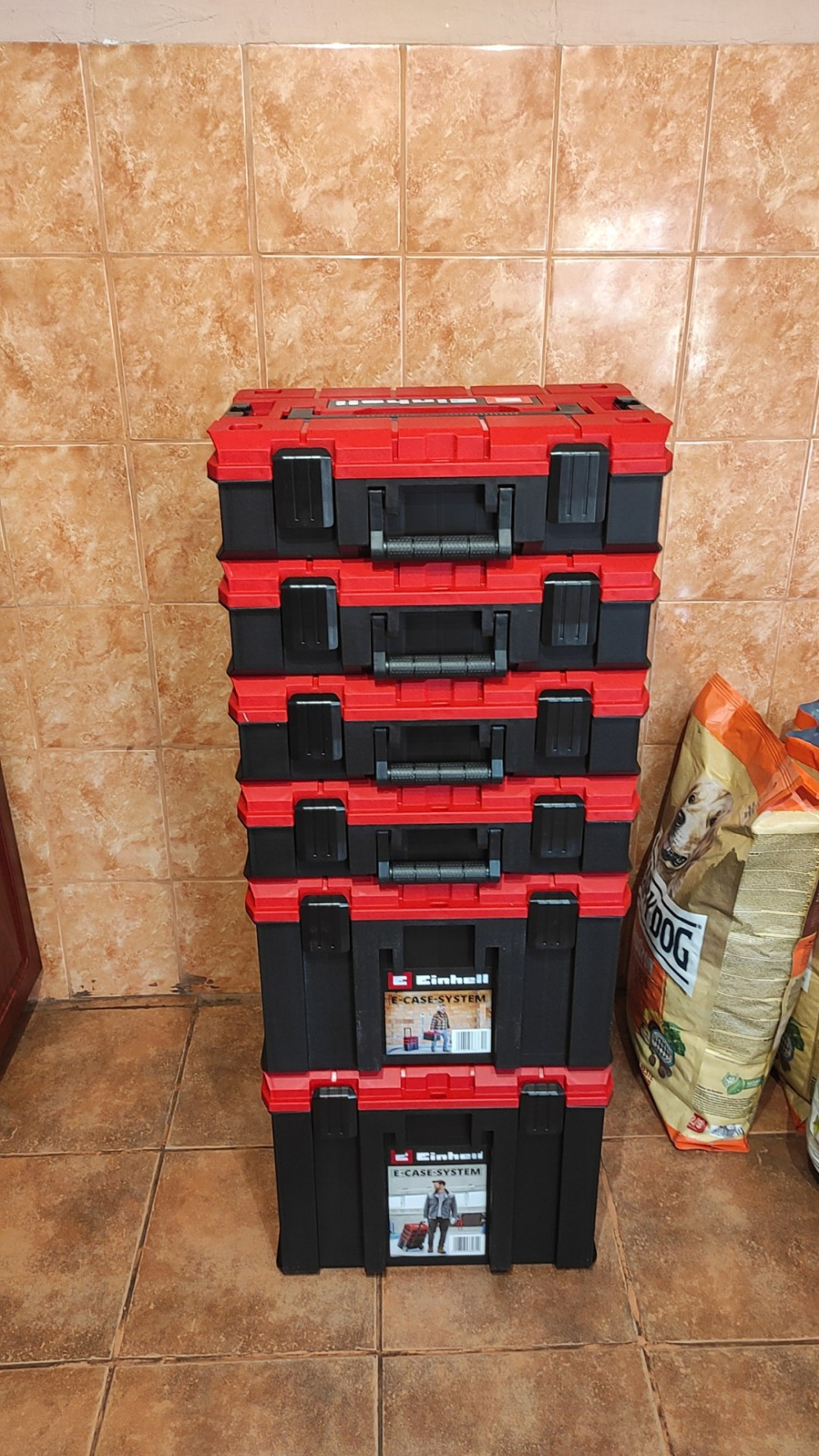 Einhell E-Case tower szerszámkoffer gurulós
