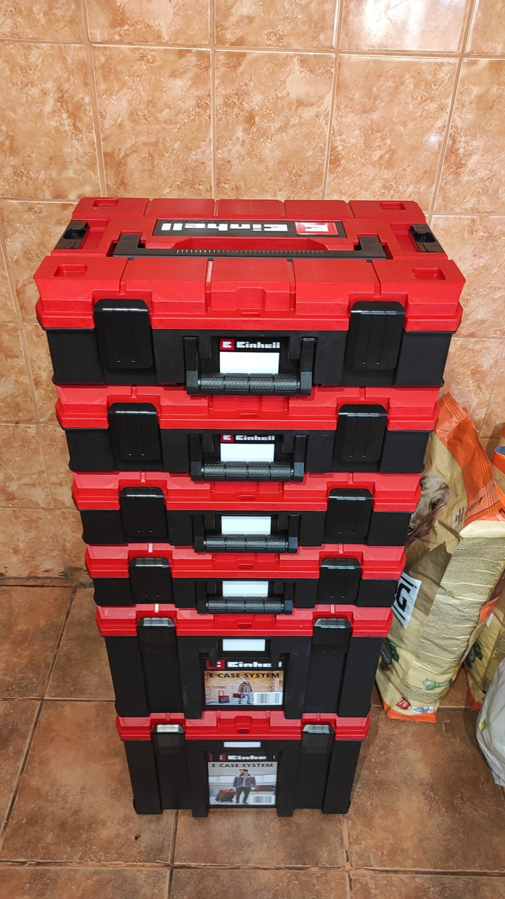 Einhell E-Case tower szerszámkoffer gurulós
