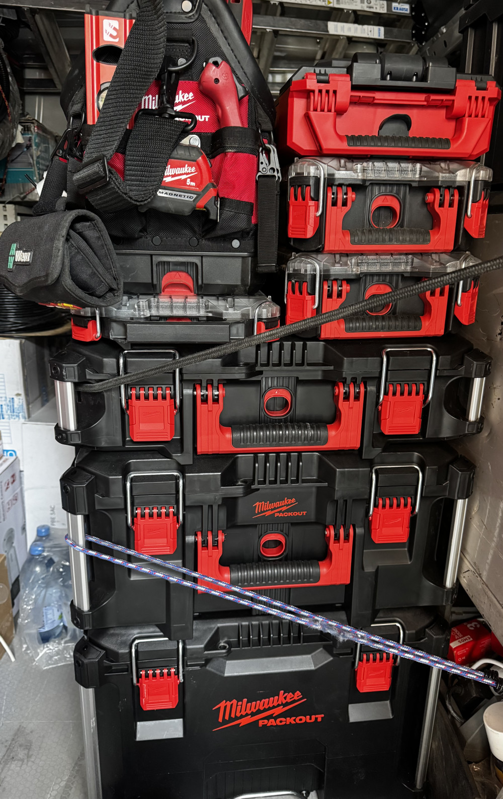 Milwaukee Packout 123 tároló láda készlet 3 részes
