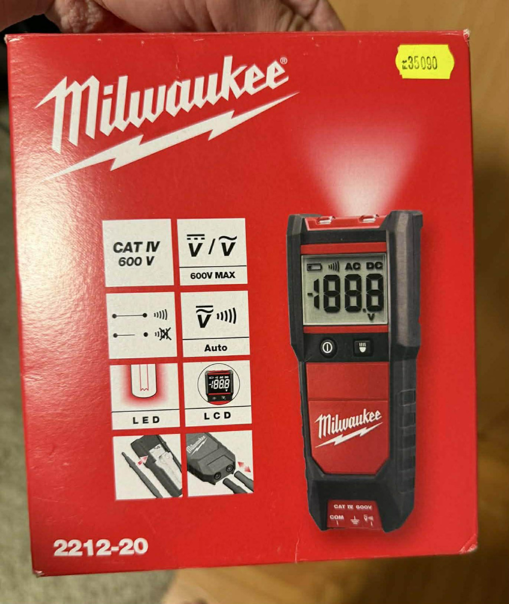 Milwaukee feszültségmérő 2212-20
