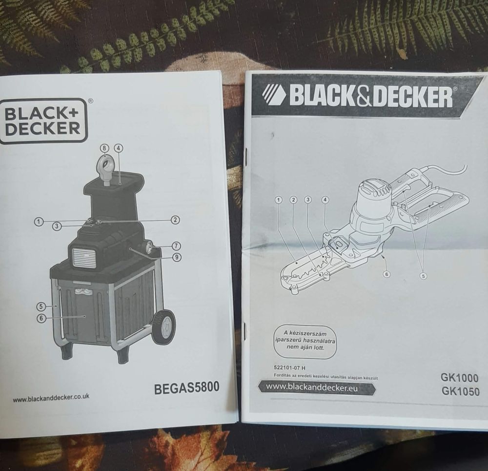 Black+Decker elektromos ágaprító BEGAS5800-QS 2500W

